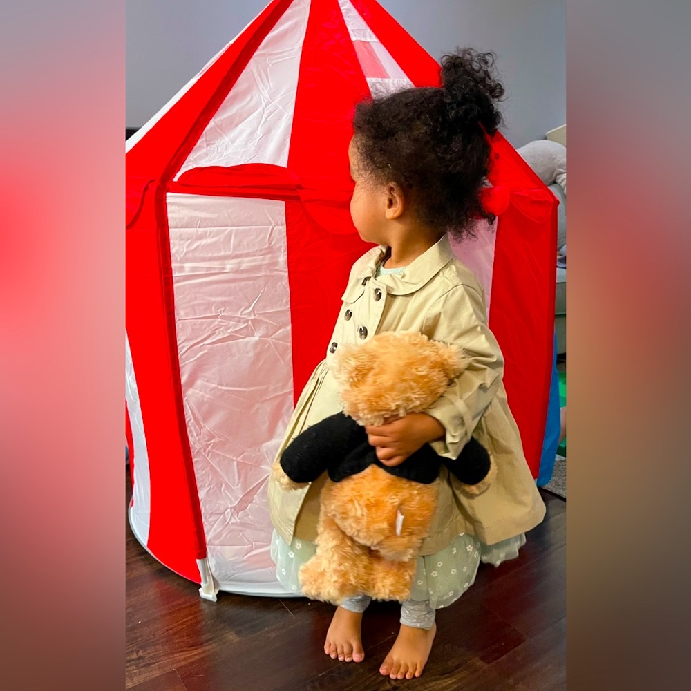 H&M cotton trench coat size 3t